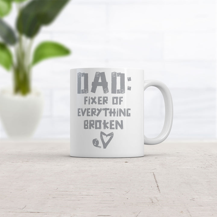 Dad Fixer Of Everything Broken Mug Funny Fathers Day Coffee Cup-11oz Image 2
