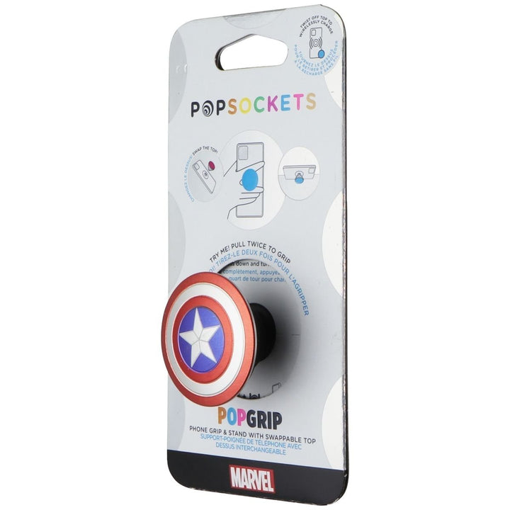 PopSockets PopGrip Marvel Captain America Shield Image 1