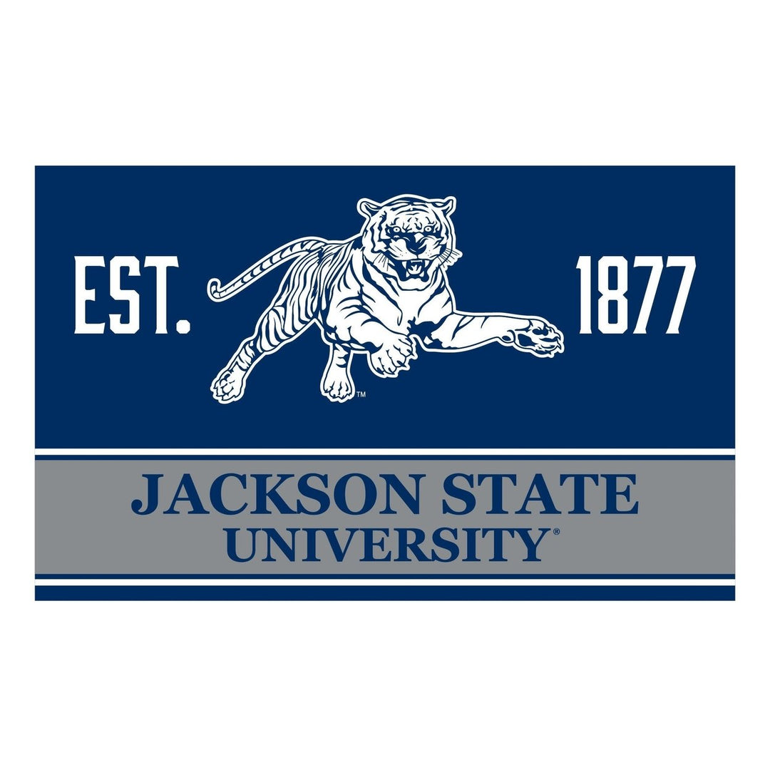 Jackson State University Wood sign with frame Officially Licensed Collegiate Product Image 1