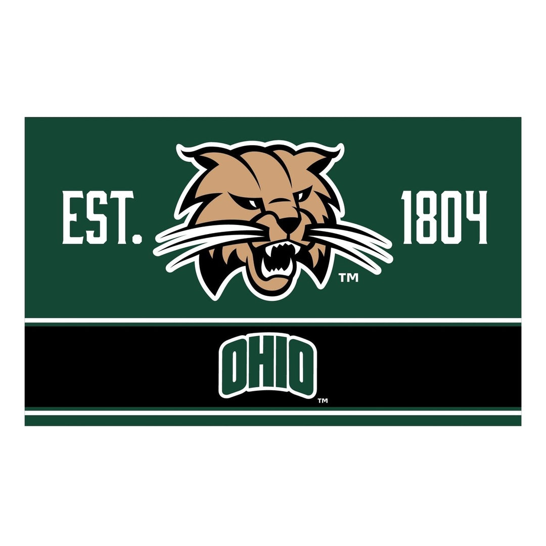 Ohio University Wood sign with frame Officially Licensed Collegiate Product Image 1