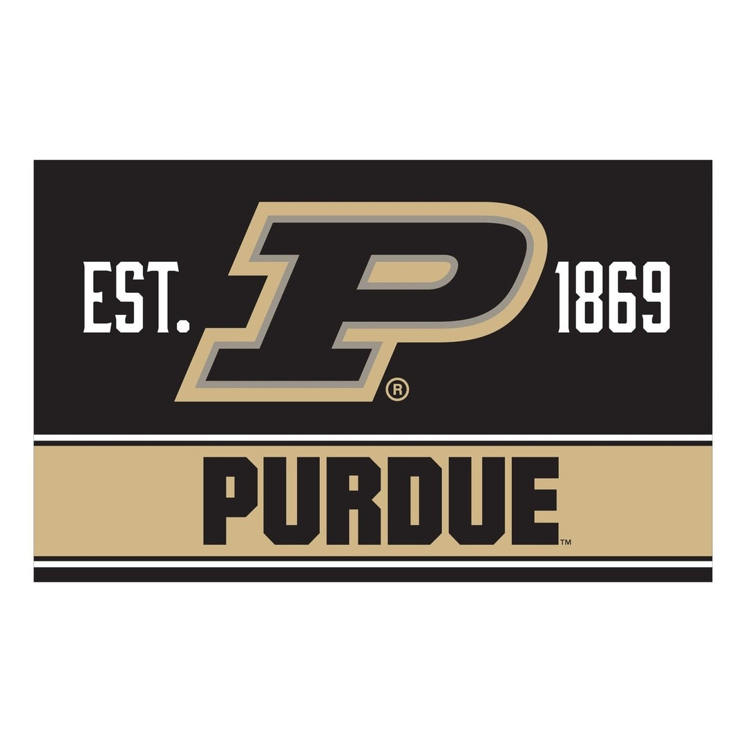 Purdue Boilermakers Wood sign with frame Officially Licensed Collegiate Product Image 1