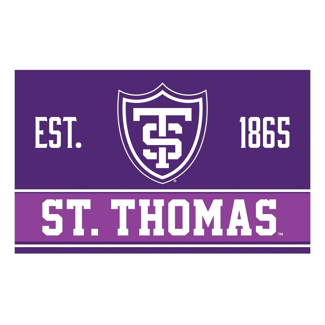 University of St. Thomas Wood sign with frame Officially Licensed Collegiate Product Image 1