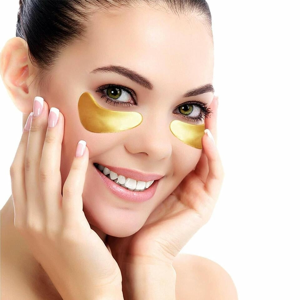 40 Pcs Gold Crystal Collagen Eye Mask Patch Wrinkle Anti Aging Dark Circle Pads Image 4