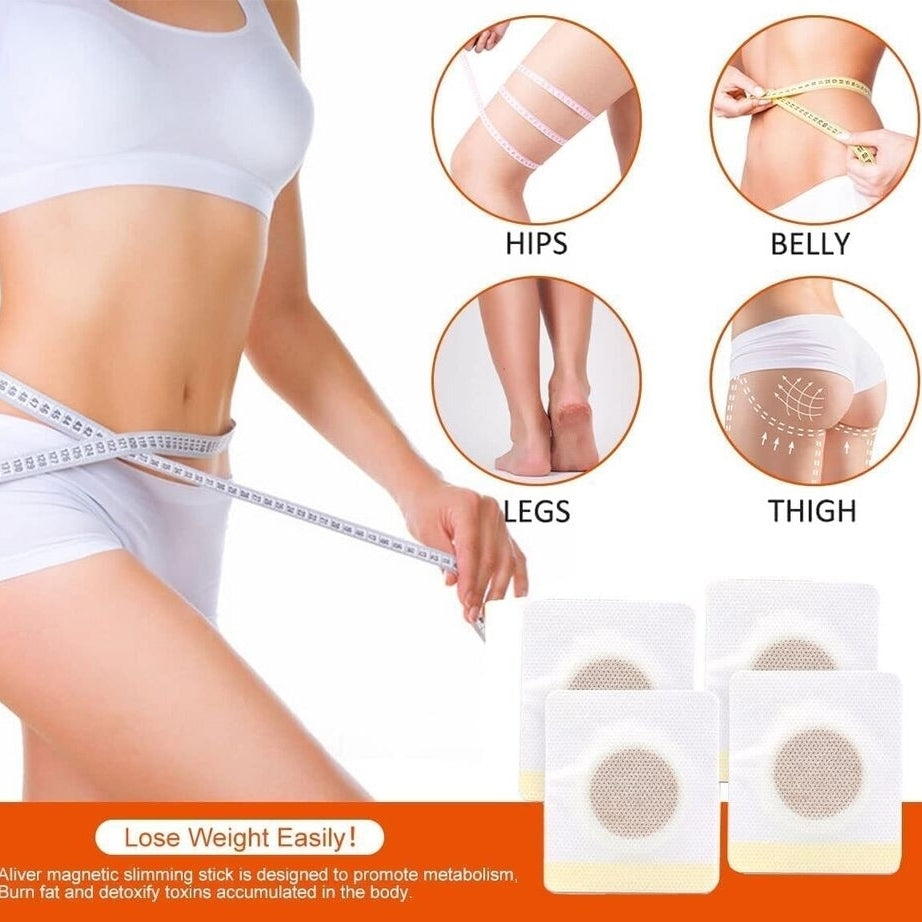 100 Pcs Slim Patch Weight Loss Slimming Diets Pads Detox Burn Fat Adhesive Image 2