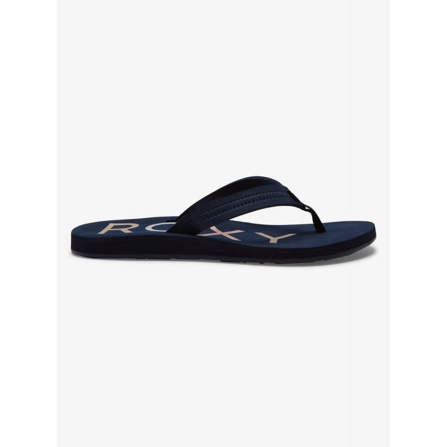 ROXY Womens Vista Flip Flop Navy - ARJL100866-NA4 Navy Image 1