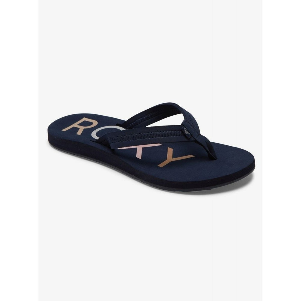 ROXY Womens Vista Flip Flop Navy - ARJL100866-NA4 Navy Image 2