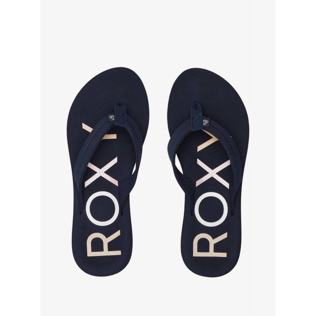 ROXY Womens Vista Flip Flop Navy - ARJL100866-NA4 Navy Image 3