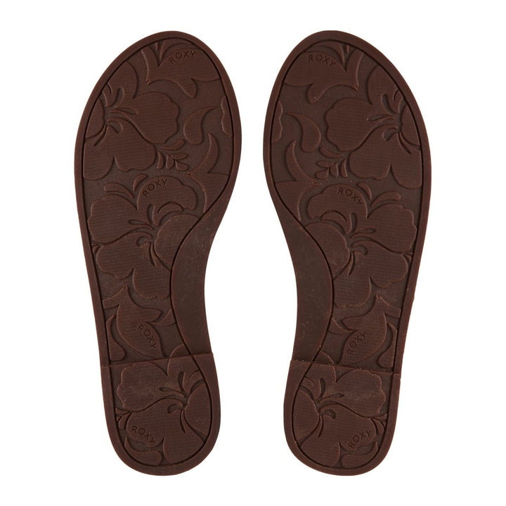 ROXY Womens Tia Slide Sandal Brown - ARJL200728-BRO BROWN Image 4