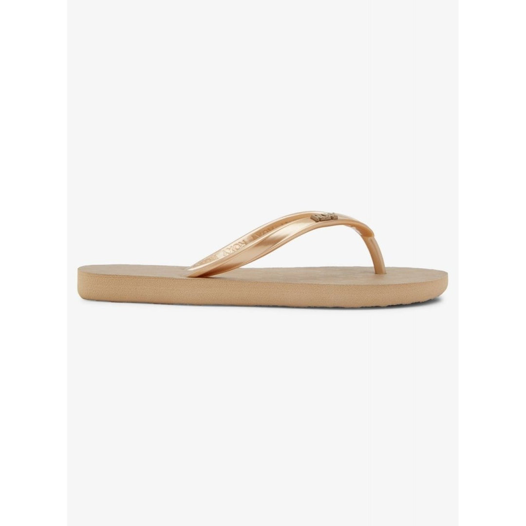 ROXY Girls Viva Flip Flop Gold - ARGL100285-GLD GOLD Image 1