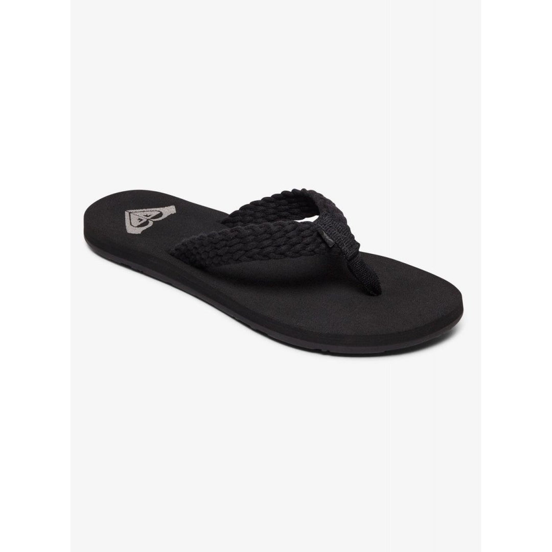 ROXY Womens Porto III Flip Flop Black - ARJL100867-BLK Medium BLACK Image 2