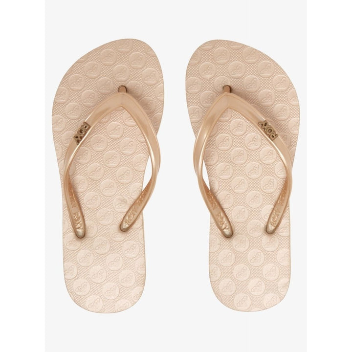 ROXY Girls Viva Flip Flop Gold - ARGL100285-GLD GOLD Image 3