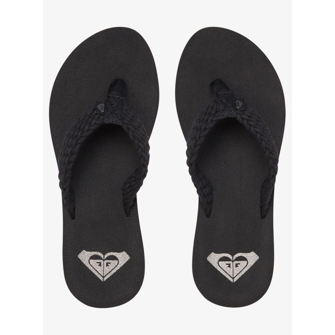 ROXY Womens Porto III Flip Flop Black - ARJL100867-BLK Medium BLACK Image 3