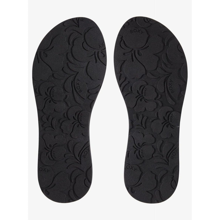 ROXY Womens Porto III Flip Flop Black - ARJL100867-BLK Medium BLACK Image 4