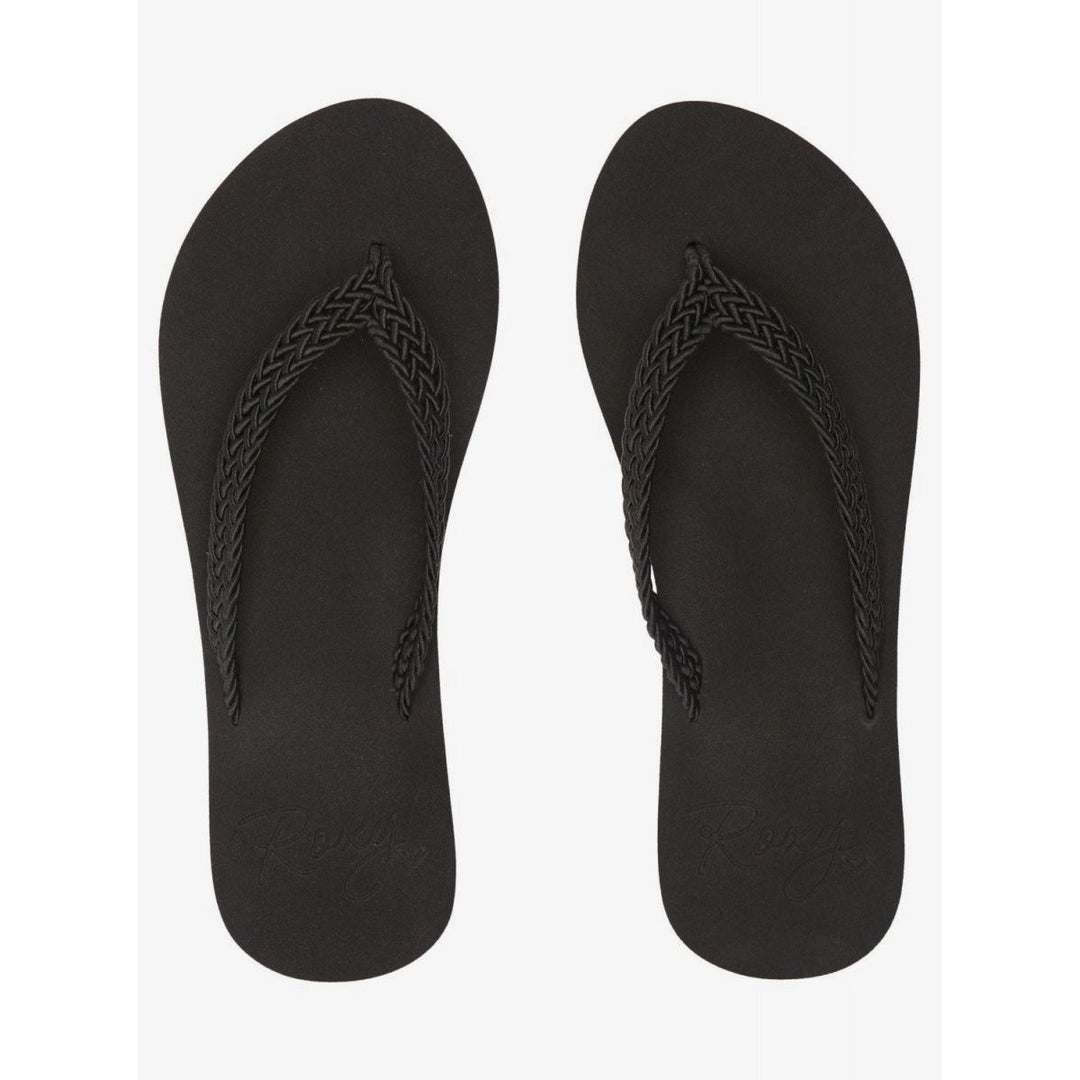 ROXY Womens Malia Flop Flop Black - ARJL100995-BLK BLACK Image 3