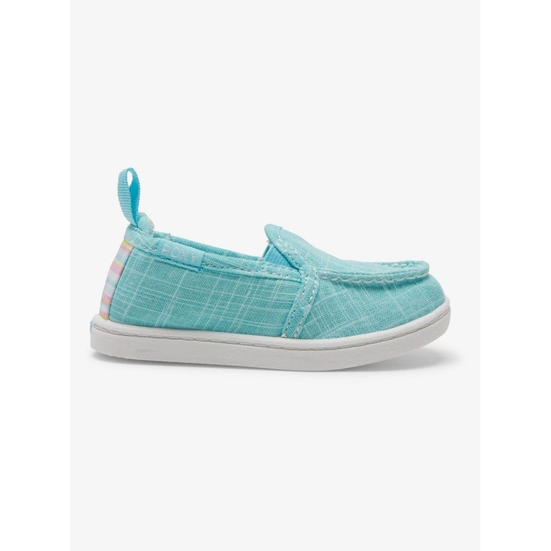 ROXY Toddler Girls Minnow Slip-On Shoe Teal - AROS600003-TEA TEAL Image 1