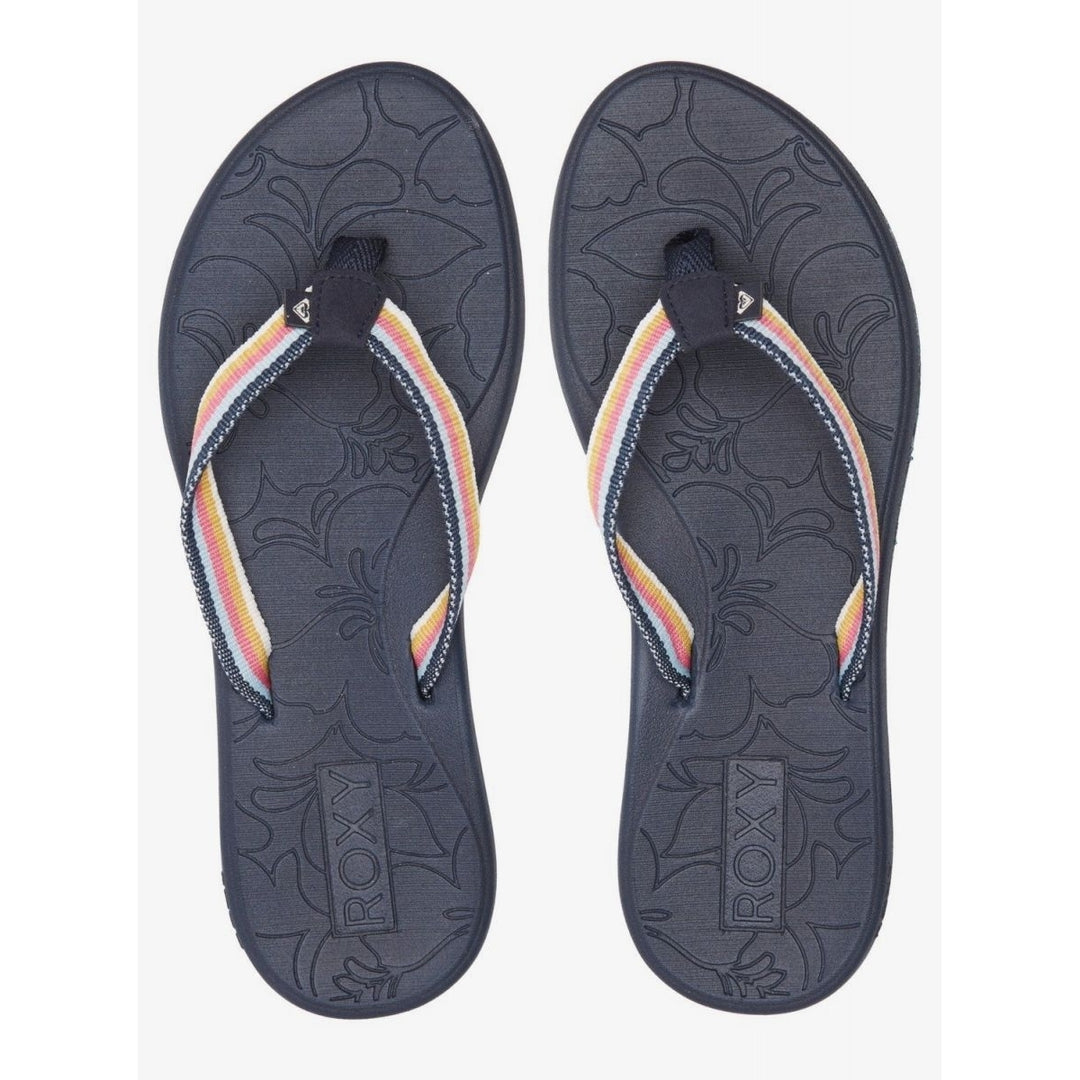 ROXY Womens Colbee Flip Flop Blue Indigo - ARJL100848-4BI BLUE INDIGO Image 3