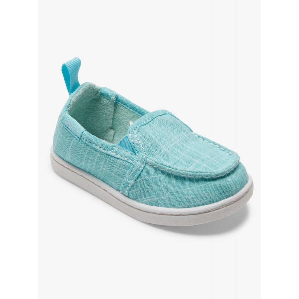 ROXY Toddler Girls Minnow Slip-On Shoe Teal - AROS600003-TEA TEAL Image 2