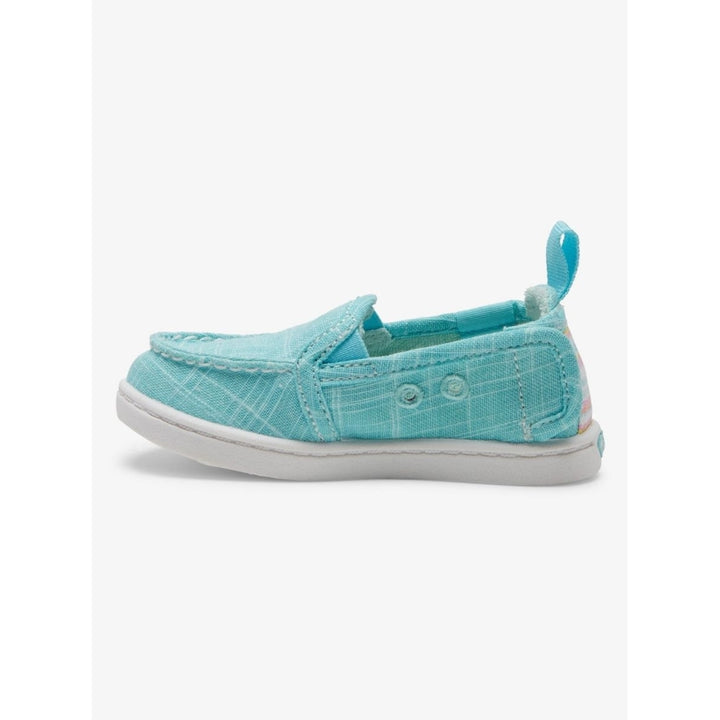 ROXY Toddler Girls Minnow Slip-On Shoe Teal - AROS600003-TEA TEAL Image 3