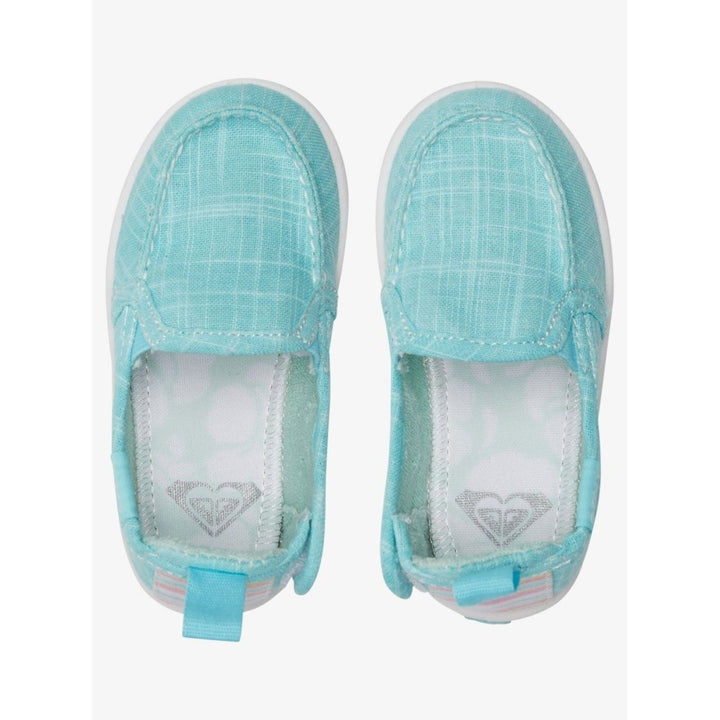 ROXY Toddler Girls Minnow Slip-On Shoe Teal - AROS600003-TEA TEAL Image 4