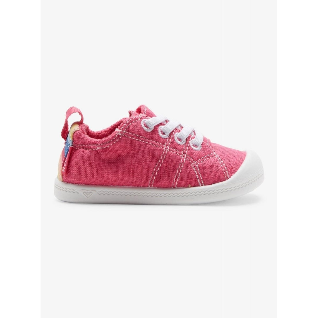 ROXY Toddler Girls Bayshore Lace-Up Shoes Shocking Pink - AROS600001-SHI SHOCKING PINK Image 1