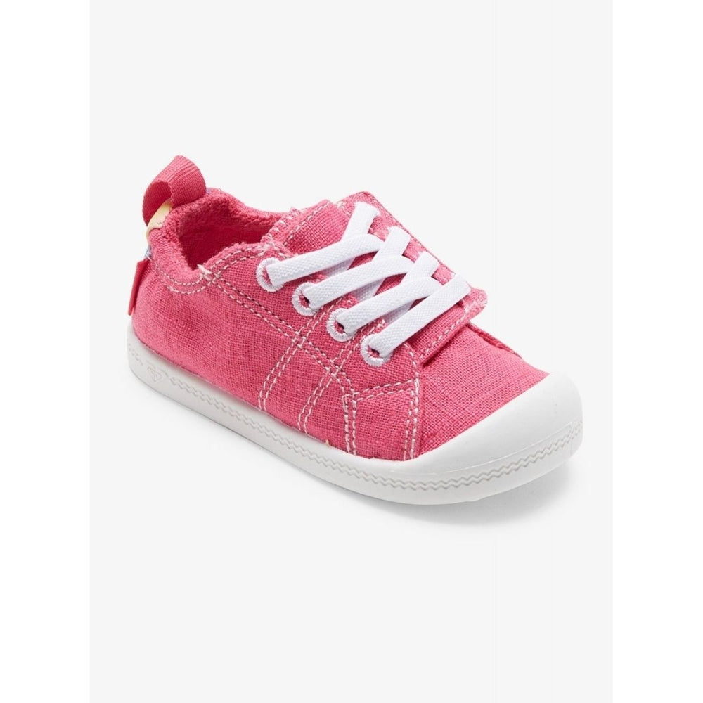 ROXY Toddler Girls Bayshore Lace-Up Shoes Shocking Pink - AROS600001-SHI SHOCKING PINK Image 2