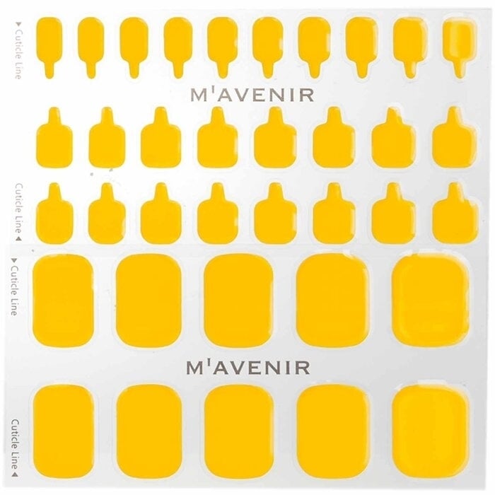 Mavenir - Nail Sticker (Yellow) - Mango Smoothie Pedi(36pcs) Image 2