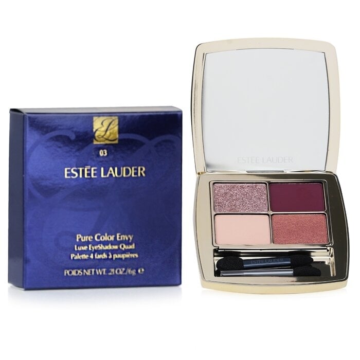 Estee Lauder - Pure Color Envy Luxe Eyeshadow Quad 03 Aubergine Dream(6g/0.21Oz) Image 1