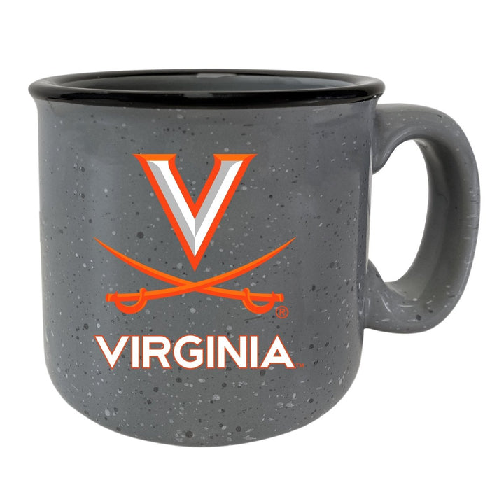 Virginia Cavaliers Speckled Ceramic Camper Coffee Mug - Choose Your Color Image 1