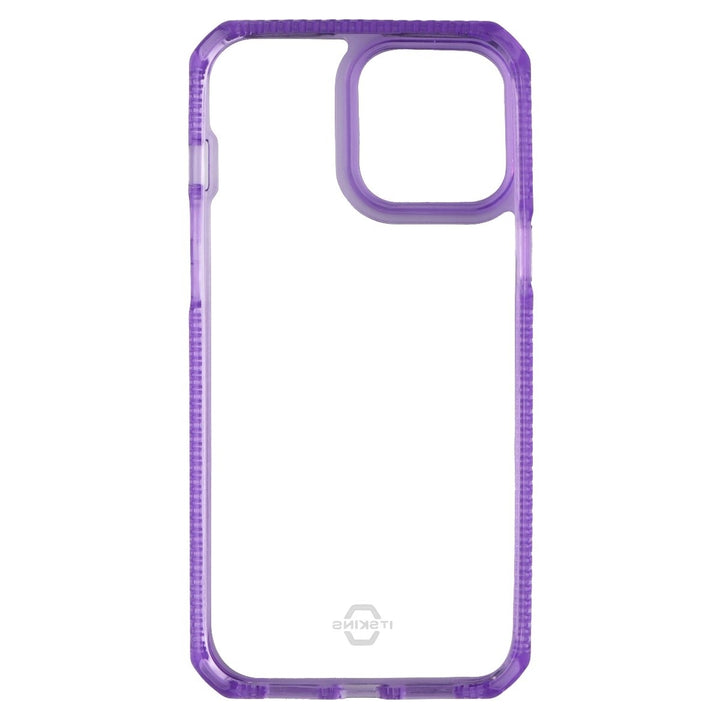 ITSKINS Hybrid Clear Series Case for Apple iPhone 13 Pro Max/12 Pro Max - Purple Image 3