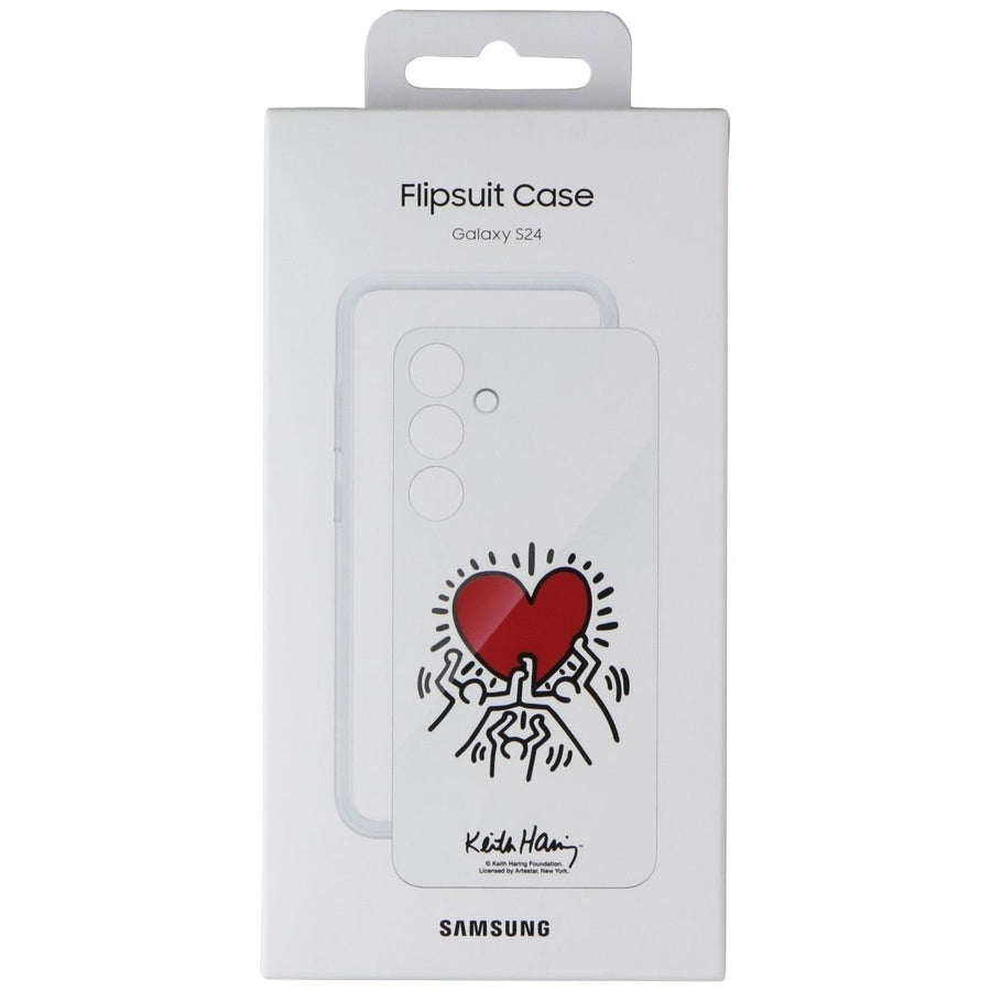 Samsung Official Flipsuit Case for Samsung Galaxy S24 - White Image 1