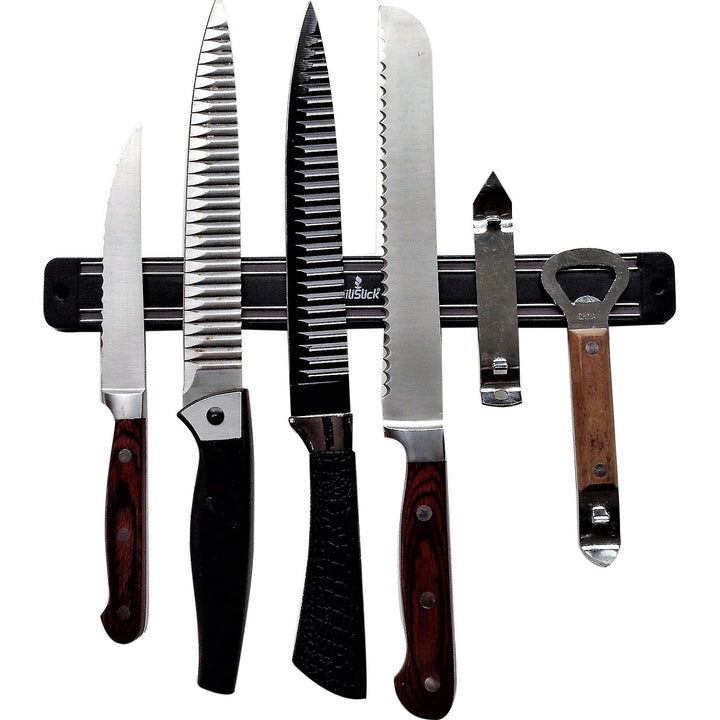 Magnetic Knife/Tool Rack - 6 Black Image 4