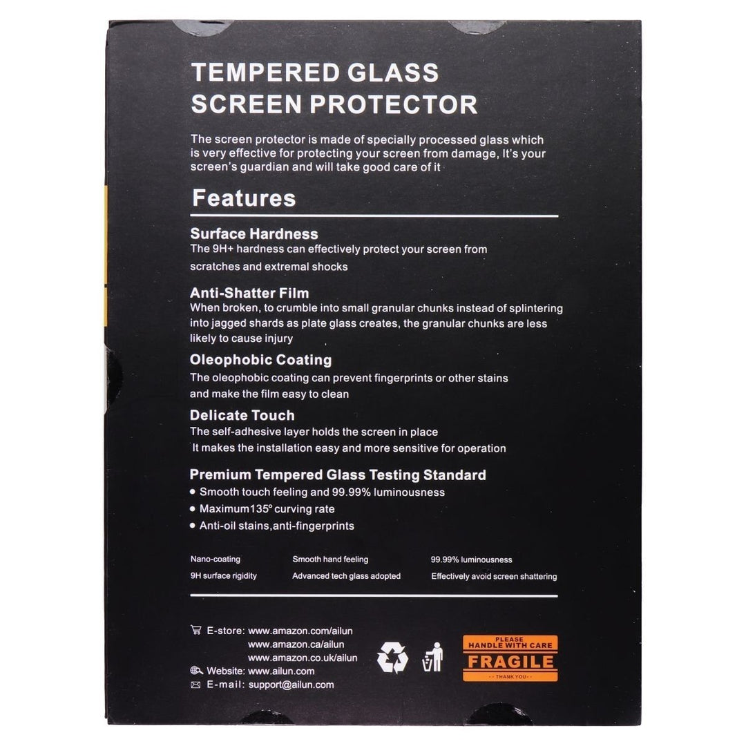 Ailun Glass Screen Protector for Apple iPad 10.2 (2019) - Clear Image 2