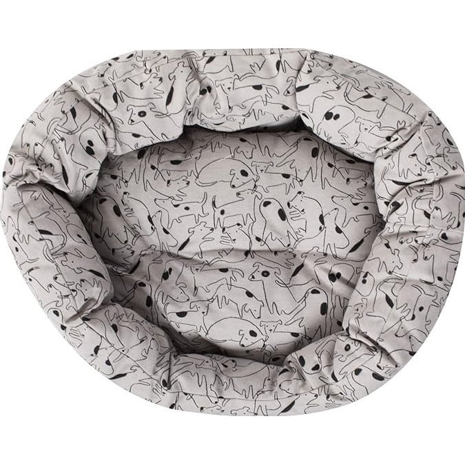 Fringe Medium Cuddler Pet Bed- Image 3