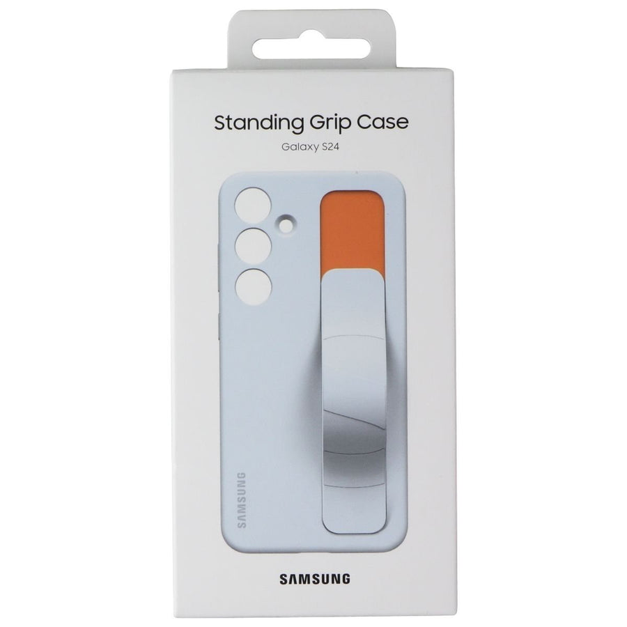 Samsung Official Standing Grip Case for Samsung Galaxy S24 - Light Blue Image 1