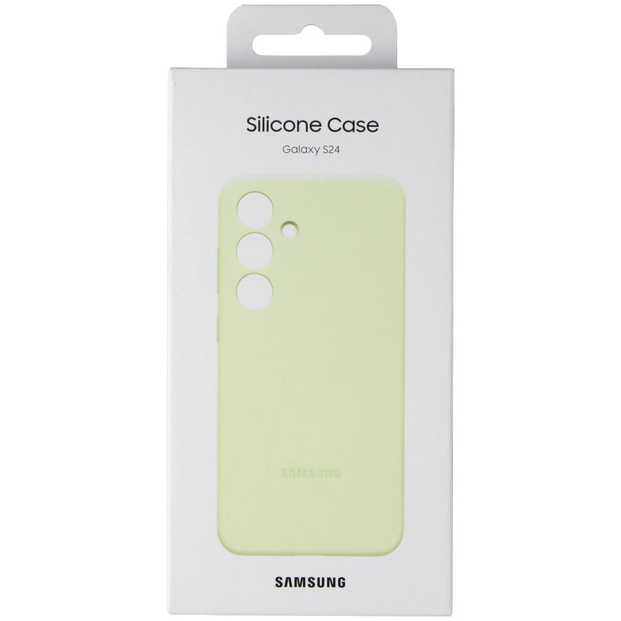 Samsung Silicone Case for Samsung Galaxy S24 - Light Green (EF-PS921TGEGCA) Image 1