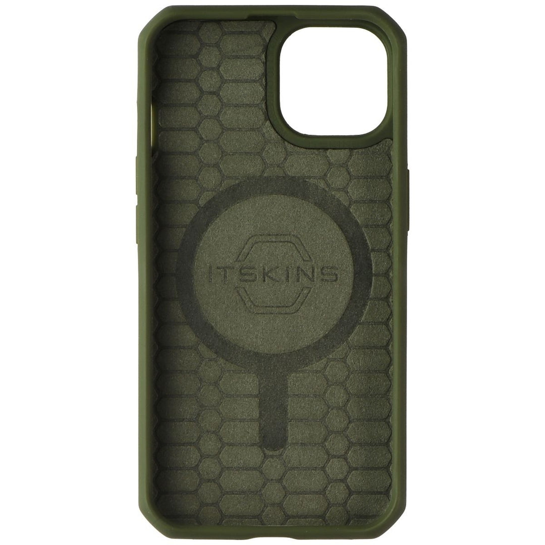 ITSKINS Ballistic_R Series Case for MagSafe for Apple iPhone 14 / 13 Olive Green Image 3