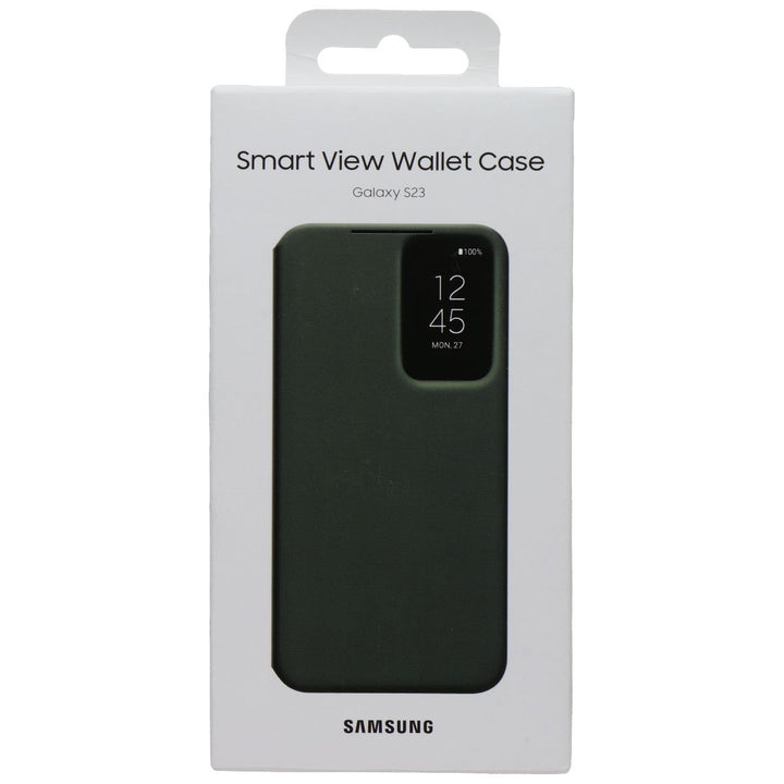 Samsung Smart View Wallet Case for Galaxy S23 - Green Image 1