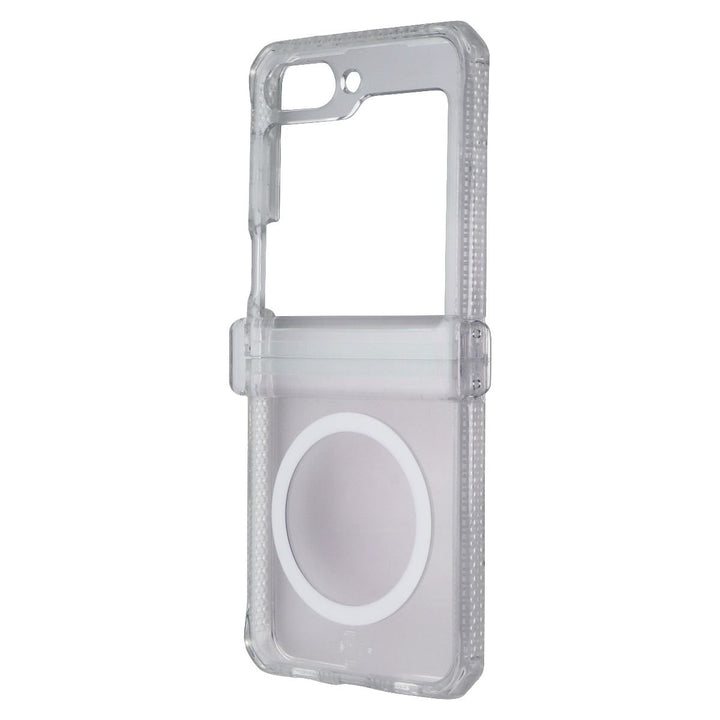 ITSKINS Hybrid_R Clear // Hinge Case for MagSafe for Galaxy Z Flip5 - Clear Image 1