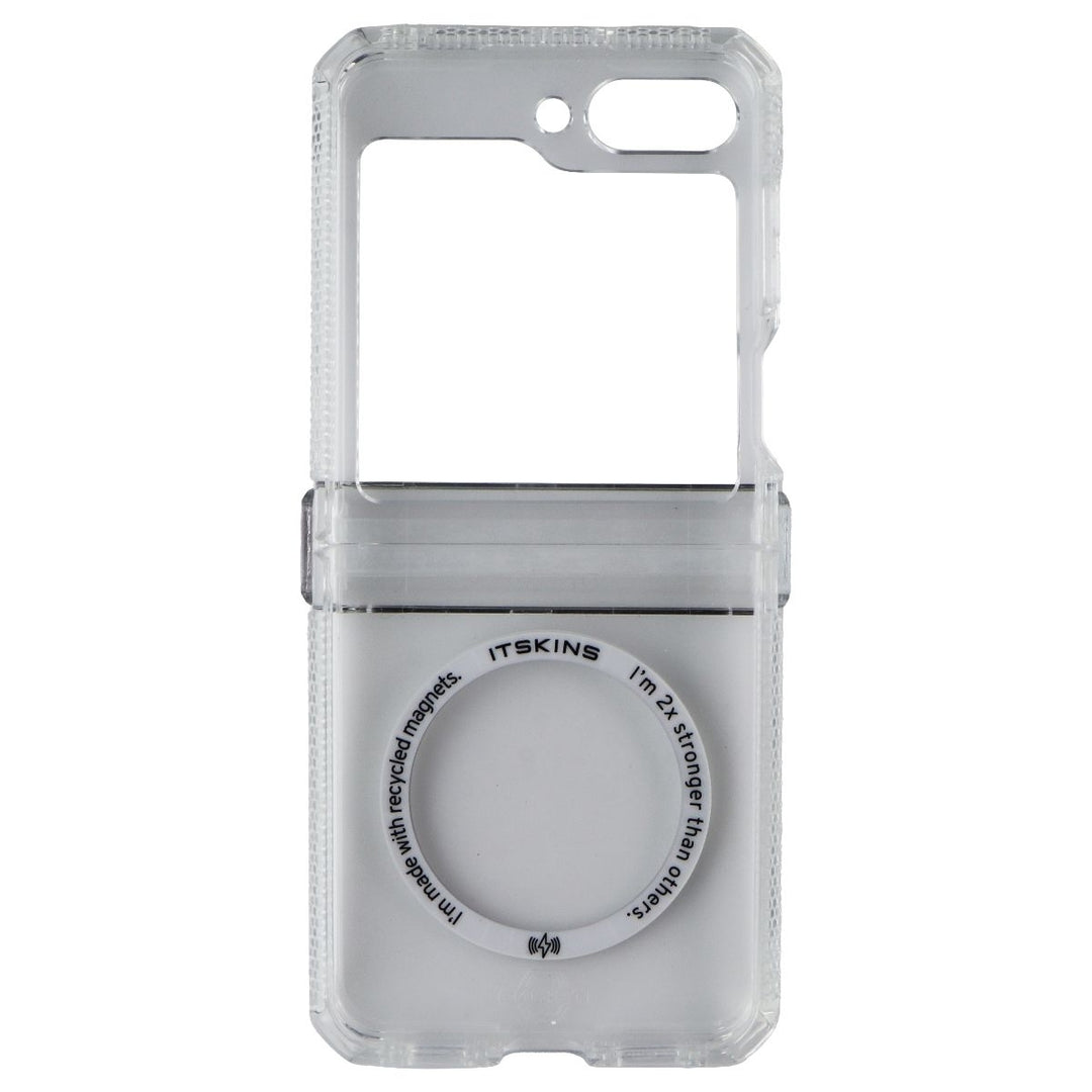 ITSKINS Hybrid_R Clear // Hinge Case for MagSafe for Galaxy Z Flip5 - Clear Image 4