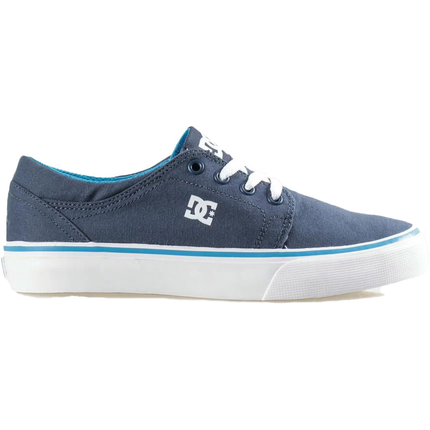 DC Shoes Unisex Kids Trase TX Shoes Navy/Bright Blue - 1966177 NAVY/BRIGHT BLUE Image 2