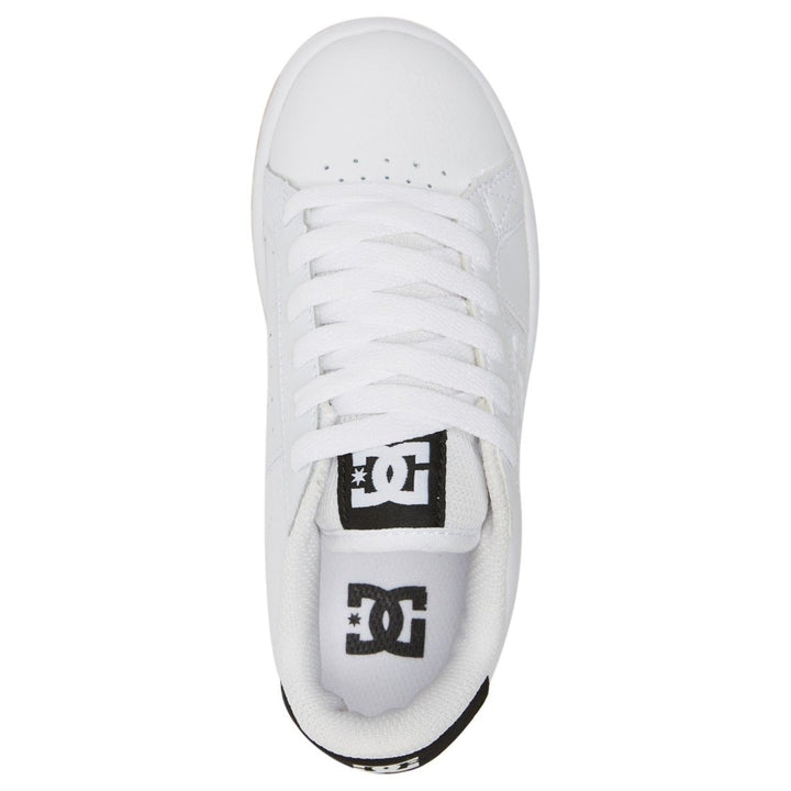 DC Shoes Unisex Kids Striker Shoes White/Gum - ADBS100270-WG5 WHITE/GUM Image 4