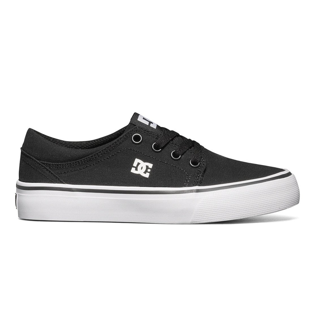 DC Shoes Mens Trase TX Shoed Black/White - ADBS300083-BKW BLACK/WHITE Image 1