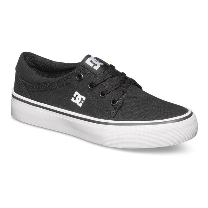 DC Shoes Mens Trase TX Shoed Black/White - ADBS300083-BKW BLACK/WHITE Image 2