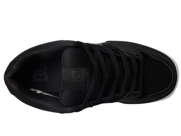 DC Shoes Mens Pure MID Mid-Top Shoes Black/Black/Gum - ADYS400082-KKG BLACK/BLACK/GUM Image 3