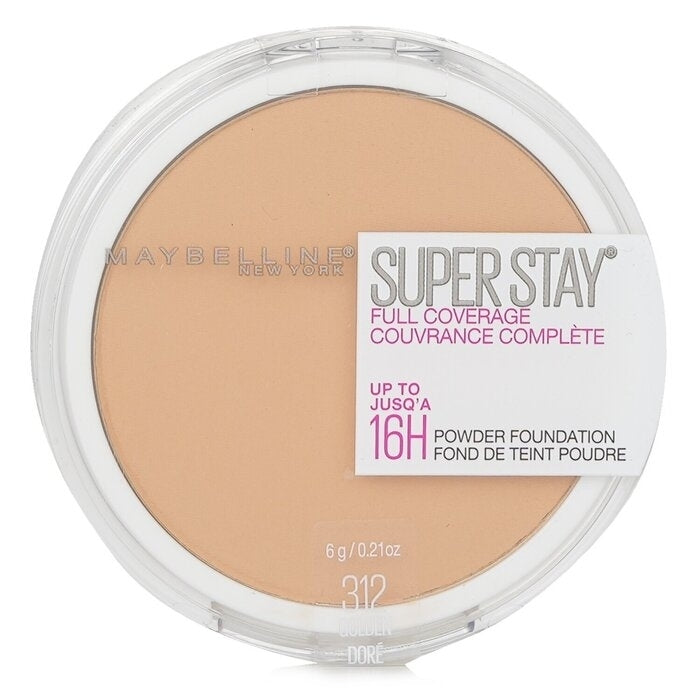 Maybelline - Super Stay Full Coverage Powder Foundation -  312 Golden(6g/0.21oz) Image 1