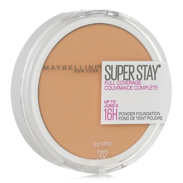 Maybelline - Super Stay Full Coverage Powder Foundation -  312 Golden(6g/0.21oz) Image 2