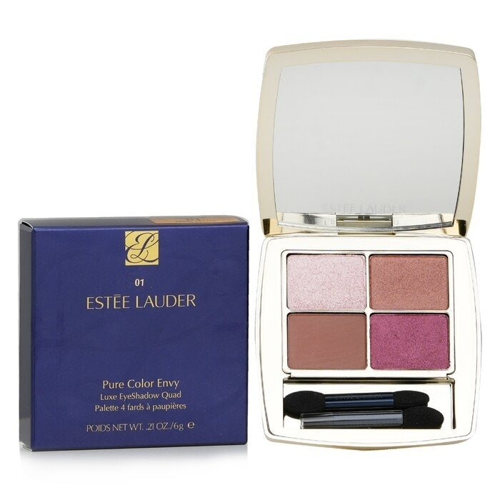 Estee Lauder - Pure Color Envy Luxe Eyeshadow Quad  01 Rebel Petals(6g/0.21Oz) Image 1