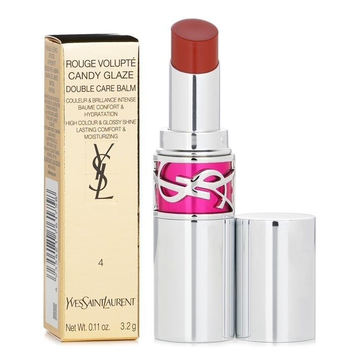 Yves Saint Laurent - Rouge Volupte Candy Glaze Double Care Balm -  4 Nude Pleasure(3.2g/0.11oz) Image 1