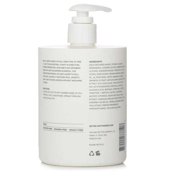 Better Not Younger - Wake Up Call Volumizing Conditioner(473ml/16oz) Image 2