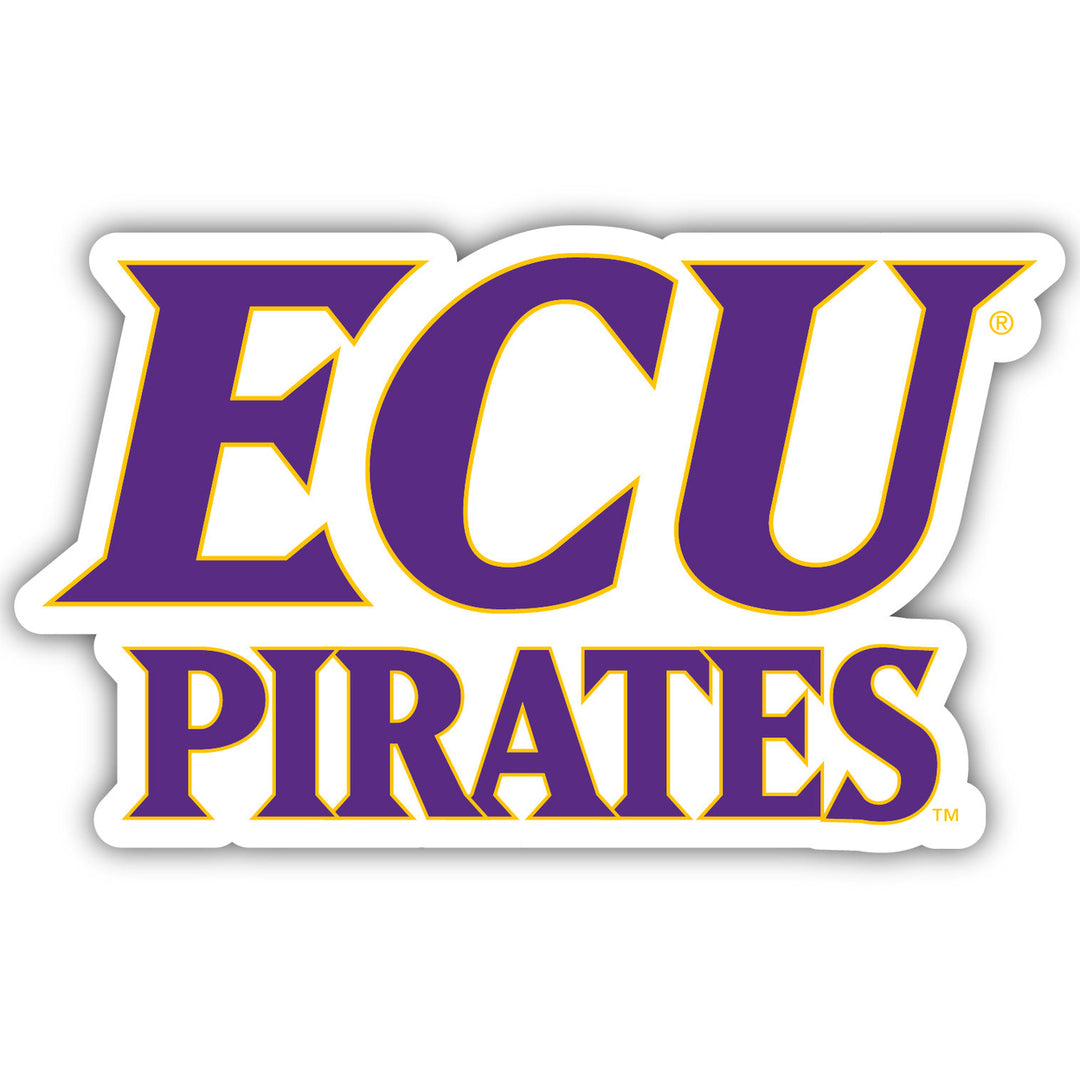 East Carolina Pirates- ECU 4 Inch Vinyl Decal Magnet Officially Licensed Collegiate Product Image 1